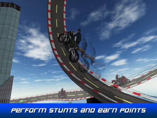 Rooftop Bike Supercross Ride iPad screenshot