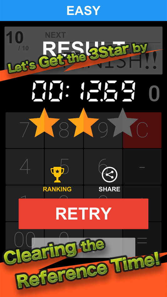 #2. Calculator Time Attack - Calculator Typing Game (iOS) Podle: woodsmall inc.