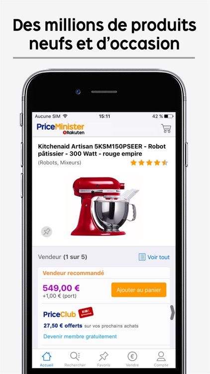 Priceminister-Rakuten shopping : achetez revendez