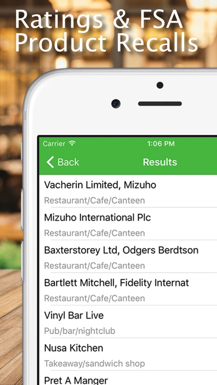 UK Food Hygiene Ratings - Food Standards App