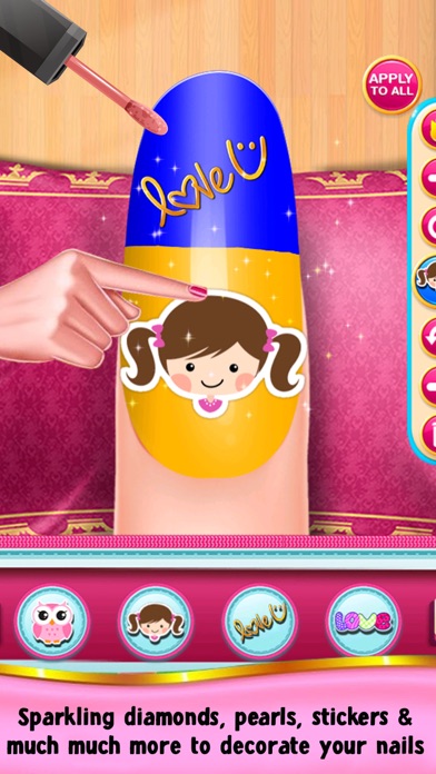 Screenshot #3 pour Fashion Beauty 3d Nail Art Salon