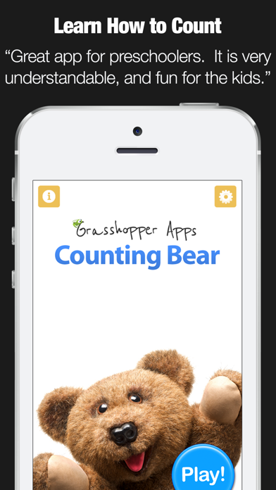 Screenshot #1 pour Counting Bear - Easily Learn How to Count