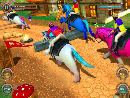 Speedy Pony : Racing Game iPad screenshot