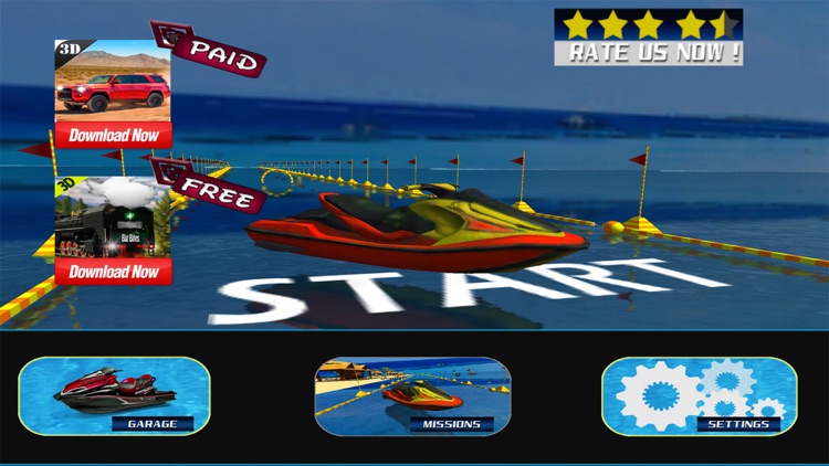 Speed Boat Ocean Ride Simulation