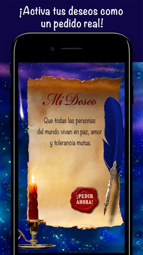 Deseos. Pedidos al Universo