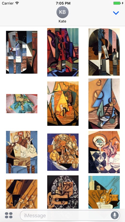 Juan Gris Artworks Stickers