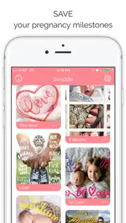 swaddle - baby pics pregnancy stickers moments app iphone screenshot 4