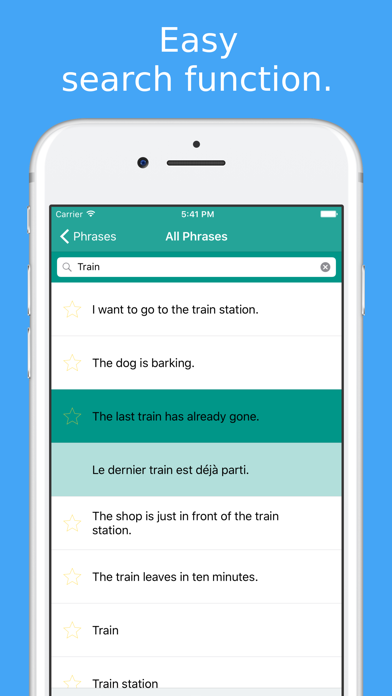 Simply Learn French : Travel Phrasebook For France iPhone screenshot