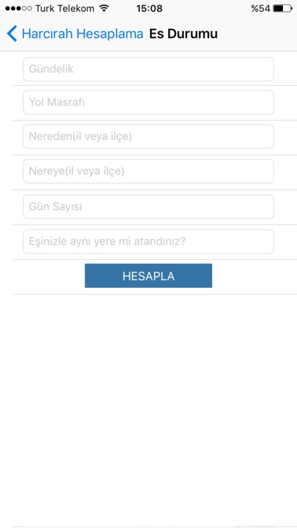 Harcırah Hesapla screenshot-3