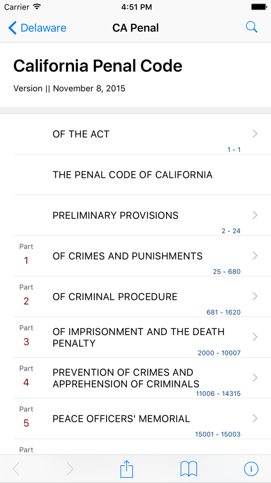 California Penal Code (LawStack Series) - 8.533.20170611 - (iOS)