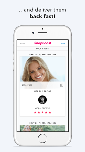 SnapBoost: Your photos edited by retouchers(圖5)-速報App