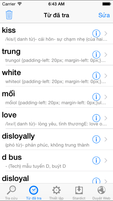 Từ điển (Vietnamese D... screenshot1