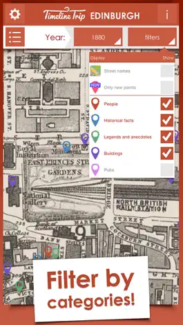 Game screenshot Timeline Trip Edinburgh apk