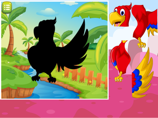animals jigsaw puzzles problem solving games iPad screenshot
