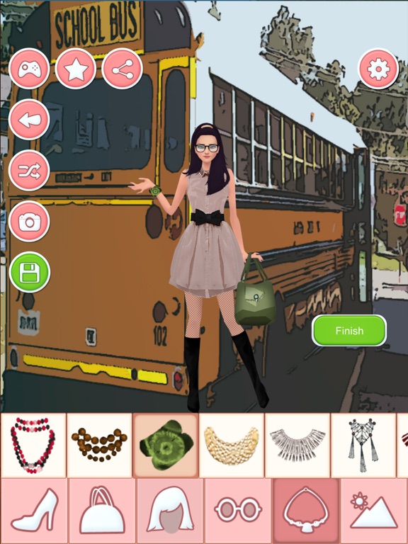 Screenshot #5 pour Ecolière Jeux D'habillage Pour Filles