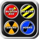 Big Button Box: Alarms, Sirens & Horns - sound fx app icon - Entertainment app for iPhone