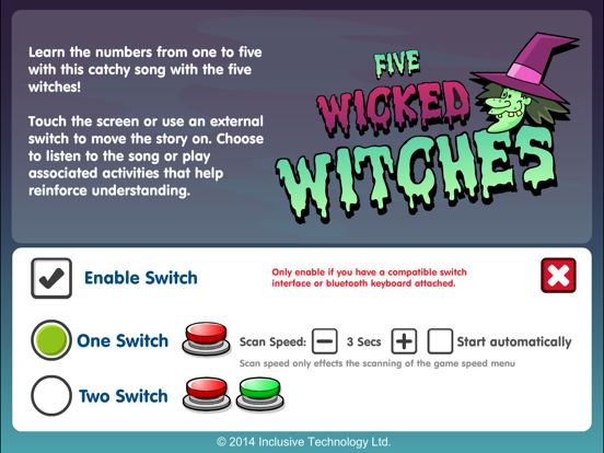 Five Wicked Witches iPad screenshot