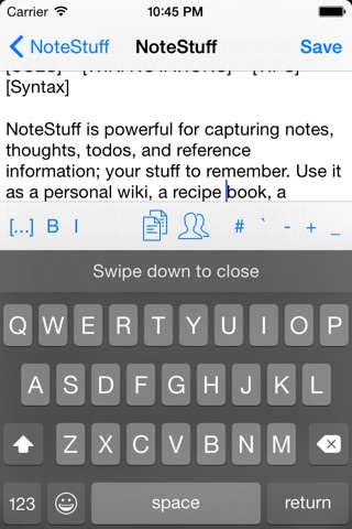 NoteStuff Lite screenshot 2