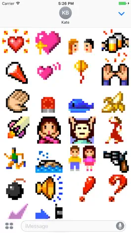Game screenshot retroji ~ retro animated emojis apk