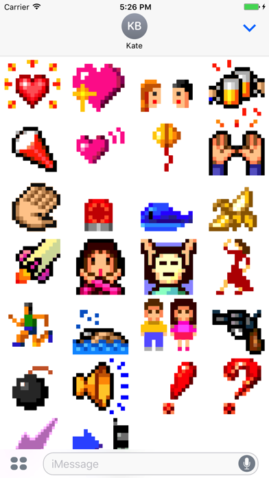 Screenshot #2 pour retroji ~ retro animated emojis
