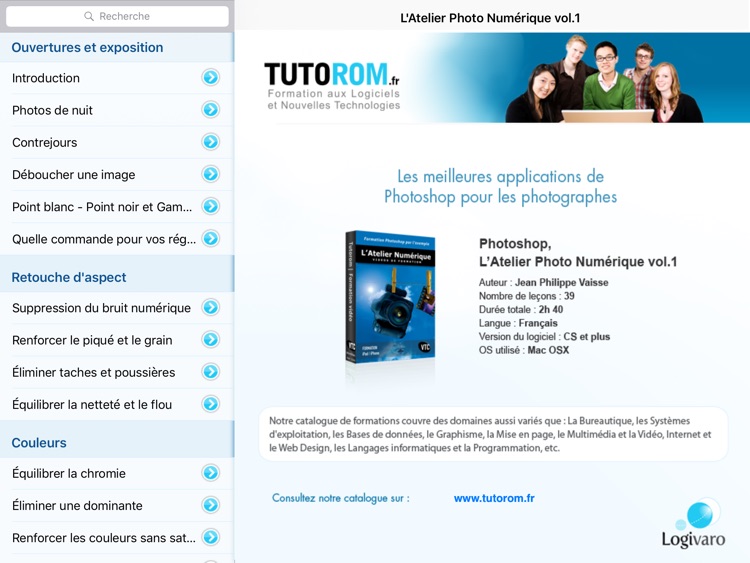 Photoshop L’Atelier Photo Numérique vol1 - Tutorom