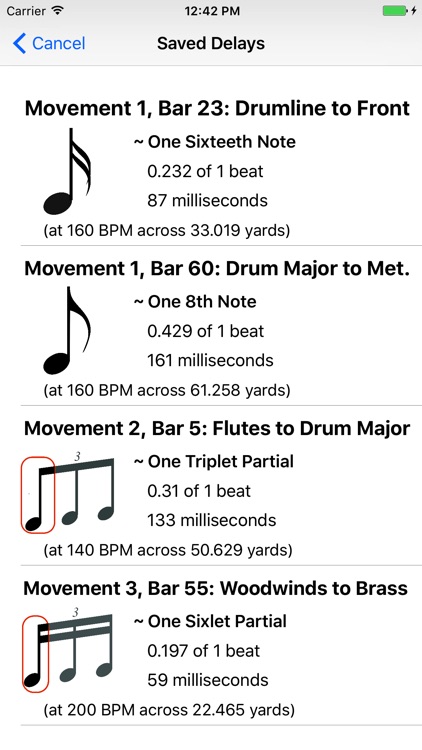 Sound Delay Calculator: Marching Band screenshot-4