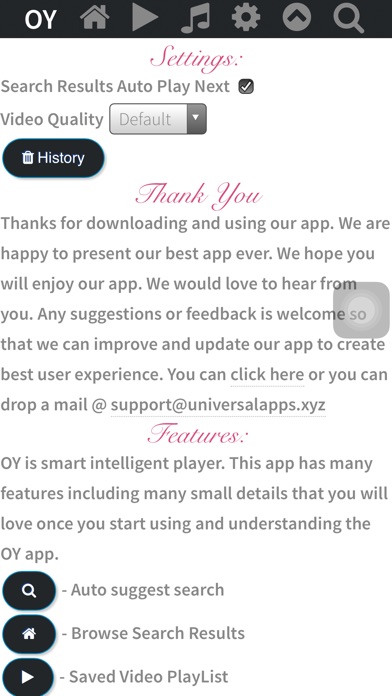 OY - Audio Player for Youtube screenshot 3