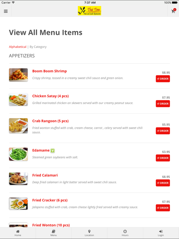 Screenshot #5 pour Thai Time Thai-Sushi Restaurant
