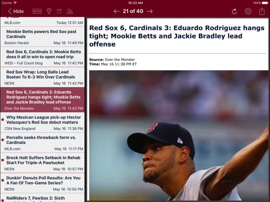 Screenshot #4 pour Boston Baseball - Sox edition