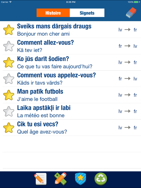 Screenshot #5 pour Letton Français Traduction