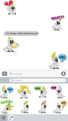 Game screenshot CockatooMoji - Toos Parrot Emojis hack