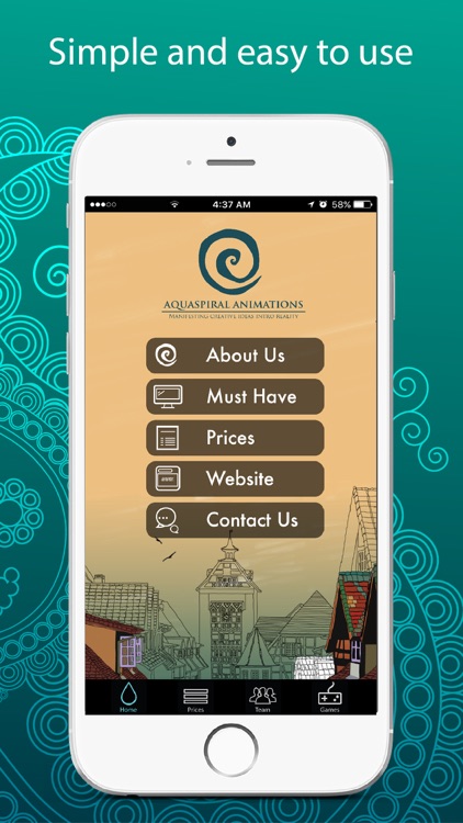 Aquaspiral Animations App