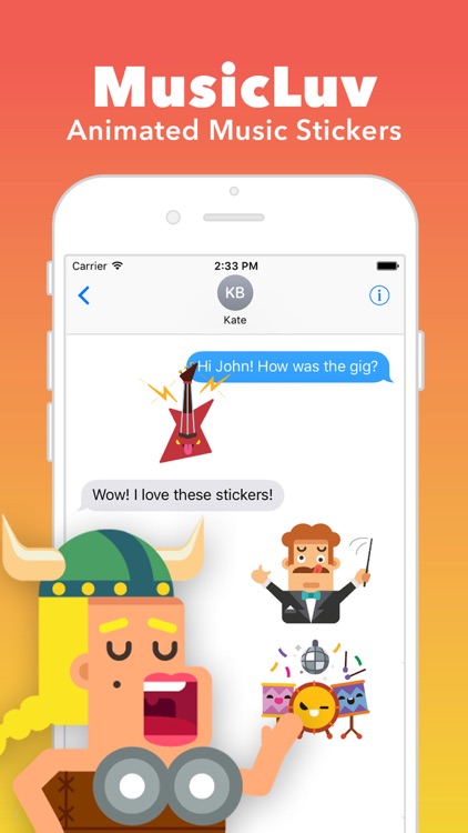 MusicLuv - Animated Music Stickers