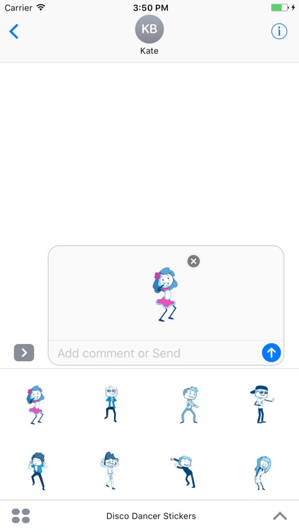 Disco Dancer Stickers