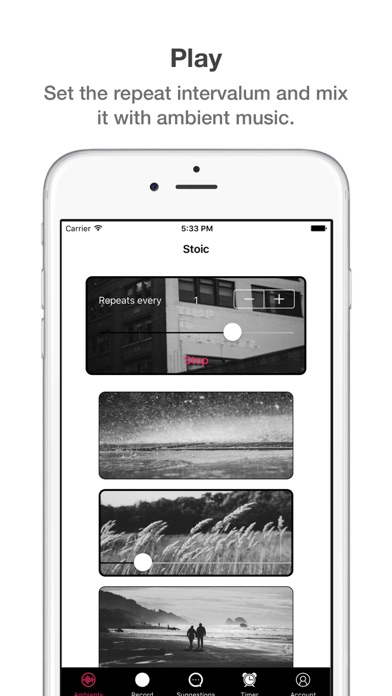 Suggst - Learn, Meditate with Self Suggestions iPhone screenshot