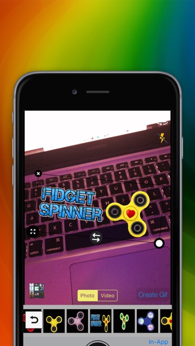 Fidget Spinner GiF screenshot 4