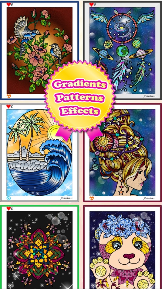#4. Adult Coloring Book in Color Therapy for Adults (iOS) 由: ROMAN SAFRONOV