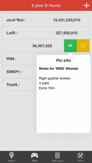 Pin Score Saver - by Tiny Pin(圖2)-速報App