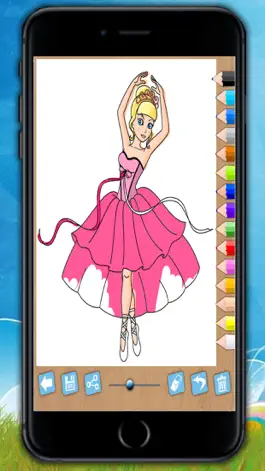 Game screenshot Paint and color princesses - Educational game mod apk