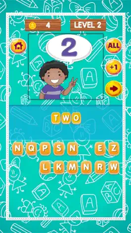 Game screenshot Pics Quiz Word Numbers - английское 1-100 hack