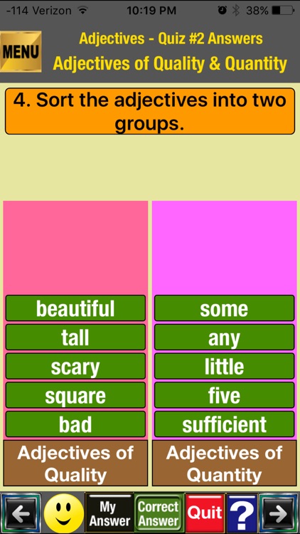 easyLearn Adjectives in English Grammar screenshot-3