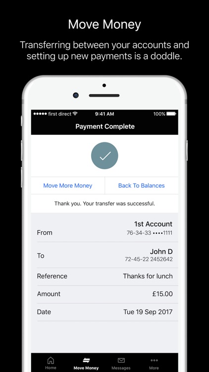 first direct Banking on the go