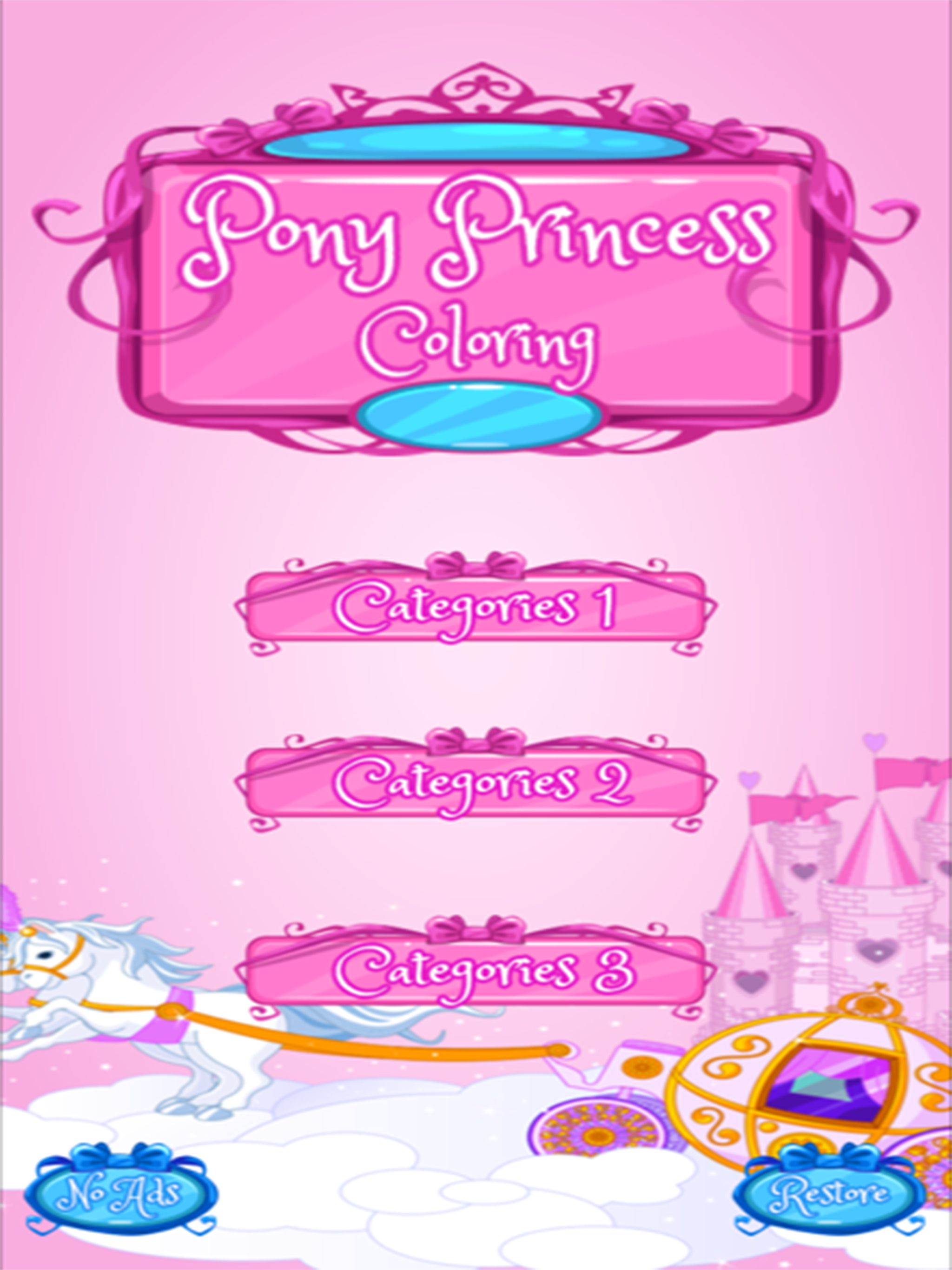 Princess Coloring Book Draw Paint for Kids & Adult screenshot 7