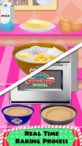 Game screenshot DIY Unicorn Rainbow Cake Cooking! Sweet Dessert hack