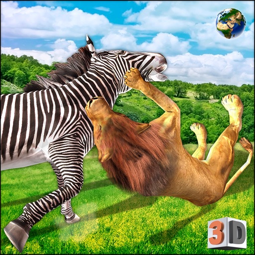 Real Lion Jungle Attack 2017 icon