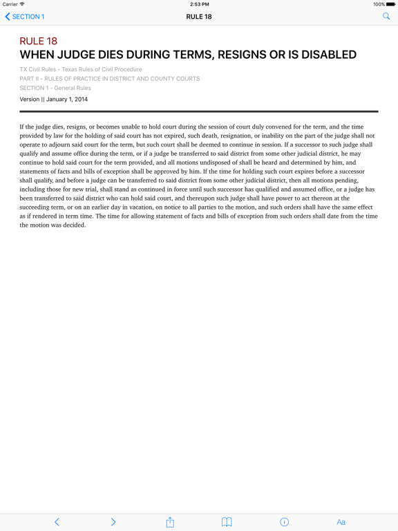 Screenshot #5 pour Texas Rules of Civil Procedure (LawStack's TX Law)