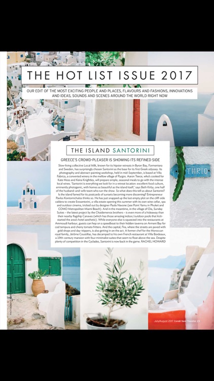 Condé Nast Traveller Magazine