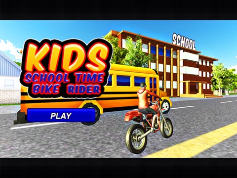 子供の学校時間バイクライダー - 乗馬ゲームのおすすめ画像1