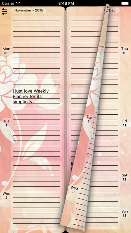 Diary "Weekly Planner"
