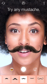 Stacheify - Mustache face app screenshot